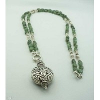 Kyanite, South Sea Pearls and Rock Crystal Necklace (multiway)